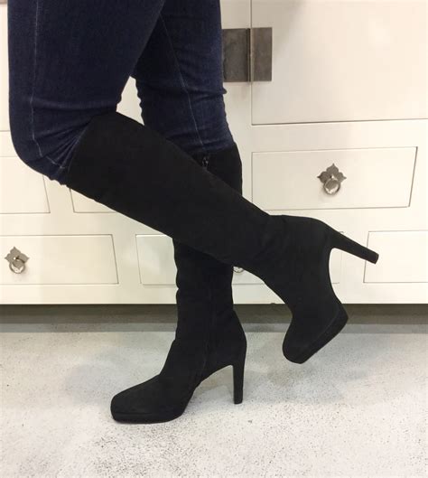 tall suede gucci boots